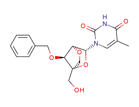 (1R,3R,4S,7S)-7-benzyloxy-1-(hydroxymethyl)-3-(thymin-1-yl)-2,5-dioxabicyclo[2.2.1]heptane