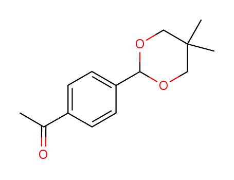 Molecular Structure of 784211-99-0 (Ethanone, 1-[4-(5,5-dimethyl-1,3-dioxan-2-yl)phenyl]-)