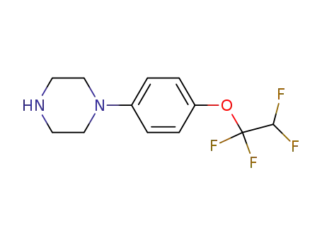 Molecular Structure of 823197-44-0 (Piperazine, 1-[4-(1,1,2,2-tetrafluoroethoxy)phenyl]-)