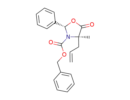(2S,4S)-3-benzyloxycarbonyl-4-methyl-2-phenyl-4-(prop-2-enyl)oxazolidin-5-one
