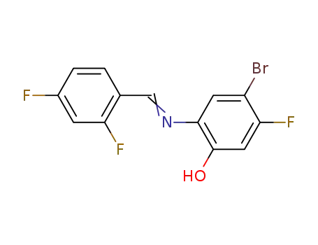 4-bromo-2-[[(2,4-difluorophenyl)methylene]amino]-5-fluorophenol