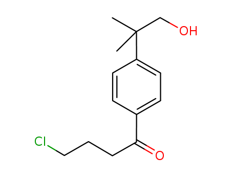 1-Butanone, 4-chloro-1-[4-(2-hydroxy-1,1-dimethylethyl)phenyl]-