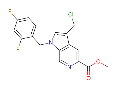 Molecular Structure of 868552-03-8 (C<sub>17</sub>H<sub>13</sub>ClF<sub>2</sub>N<sub>2</sub>O<sub>2</sub>)