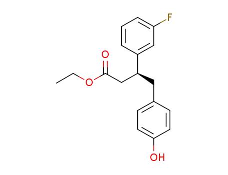 ethyl (S)-3-(3-fluorophenyl)-4-(4-hydroxyphenyl)butanoate
