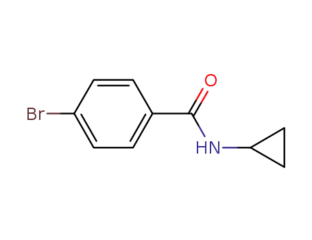 Molecular Structure of 306745-64-2 (4-bromo-N-cyclopropylbenzamide)