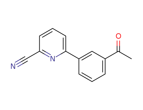 6-(3-acetyl-phenyl)-pyridine-2-carbonitrile