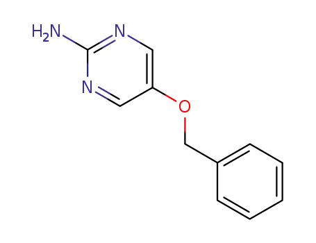 Molecular Structure of 42783-58-4 (5-(BENZYLOXY)PYRIMIDIN-2-AMINE)