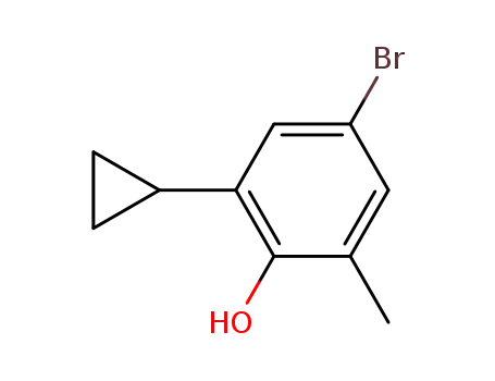 4-bromo-2-cyclopropyl-6-methyl-phenol