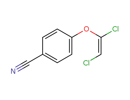 Molecular Structure of 1257325-86-2 ((E)-4-(1,2-dichlorovinyloxy)cyanobenzene)