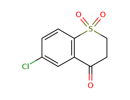 Molecular Structure of 90396-06-8 (6-CHLORO-1,2,3,4-TETRAHYDRO-1LAMBDA6-BENZOTHIINE-1,1,4-TRIONE)