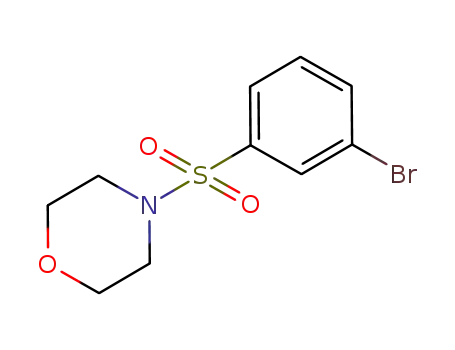 Molecular Structure of 871269-13-5 (4-(3-BROMOPHENYLSULFONYL)MORPHOLINE)