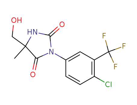 3-(4-chloro-3-trifluoromethyl-phenyl)-5-hydroxymethyl-5-methyl-imidazolidine-2,4-dione