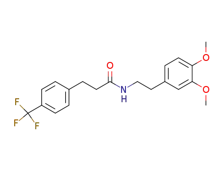 N-[2-(3,4-DIMETHOXYPHENYL)ETHYL]-3-(4-TRIFLUOROMETHYLPHENYL)PROPIONAMIDE
