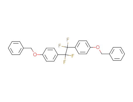 Benzene, 1,1'-(1,1,2,2-tetrafluoro-1,2-ethanediyl)bis[4-(phenylmethoxy)-