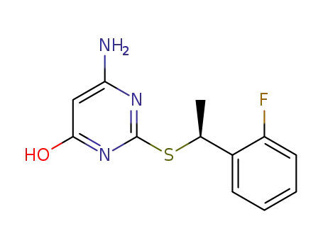 6-amino-2-{[(1S)-1-(2-fluorophenyl)ethyl]thio}pyrimidin-4-ol