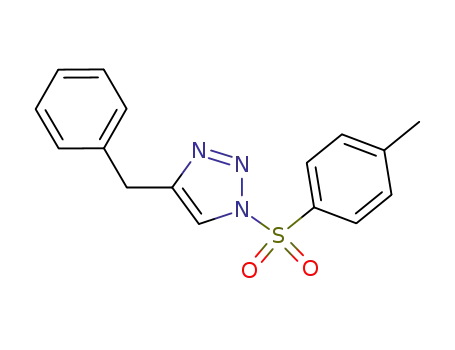 Molecular Structure of 1078739-21-5 (4-benzyl-1-(p-tosyl)-1H-1,2,3-triazole)