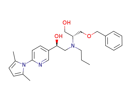 (2R)-3-(benzyloxy)-2-[{(2R)-2-[6-(2,5-dimethyl-1H-pyrrol-1-yl)pyridin-3-yl]-2-hydroxyethyl}(propyl)amino]propan-1-ol