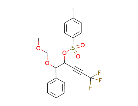 1,1,1-trifluoro-5-[(methoxy)methoxy]-5-phenyl-4-(p-toluenesulfonyloxy)pent-2-yne