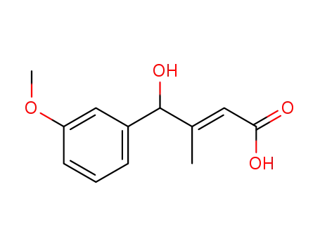 2-Butenoic acid, 4-hydroxy-4-(3-methoxyphenyl)-3-methyl-, (2E)-
