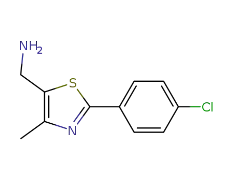 [2-(4-Chlorophenyl)-4-methyl-1,3-thiazol-5-yl]methanamine