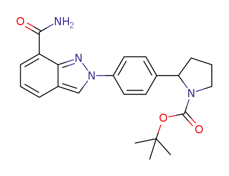 tert-butyl 6-(7-carbamoyl-2H-indazol-2-yl)-3,4-dihydroisoquinoline-2(1H)-carboxylate