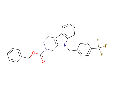2-benzyloxycarbonyl-9-{[4-(trifluoromethyl)phenyl]methyl}-1,3,4,9-tetrahydro-2H-pyrido[3,4-b]indole