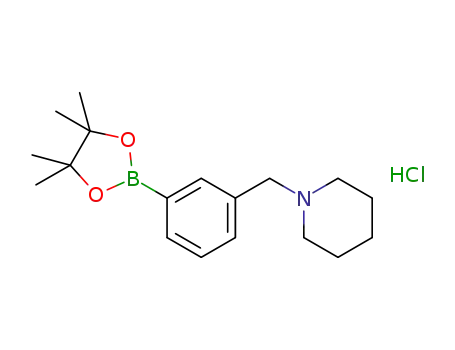 PIPERIDINOMETHYL-3-PHENYLBORONIC ACID PINACOL ESTER HYDROCHLORIDE