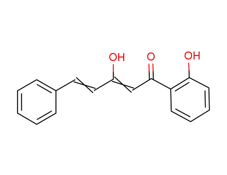 Molecular Structure of 39103-35-0 (2,4-Pentadien-1-one, 3-hydroxy-1-(2-hydroxyphenyl)-5-phenyl-)