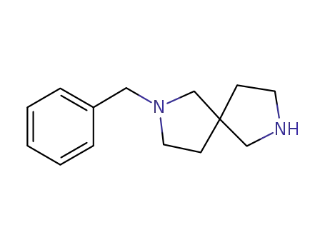 Molecular Structure of 885275-27-4 (2-(PHENYLMETHYL)-2,7-DIAZASPIRO[4.4]NONANE)