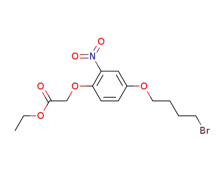 ethyl 2-(4-(4-bromobutoxy)-2-nitrophenoxy)acetate