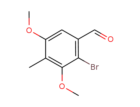 2-bromo-3,5-dimethoxy-4-methylbenzaldehyde