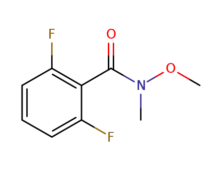 Molecular Structure of 937601-82-6 (2,6-Difluoro-N-methoxy-N-methylbenzamide)