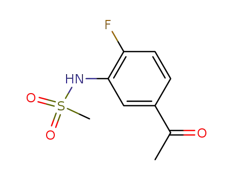 Methanesulfonamide, N-(5-acetyl-2-fluorophenyl)-