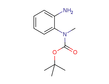 Molecular Structure of 885270-83-7 ((2-AMINO-PHENYL)-METHYL-CARBAMIC ACID TERT-BUTYL ESTER)