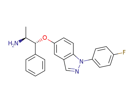 (1R,2S)-1-[1-(4-fluorophenyl)indazol-5-yl]oxy-1-phenyl-propan-2-amine