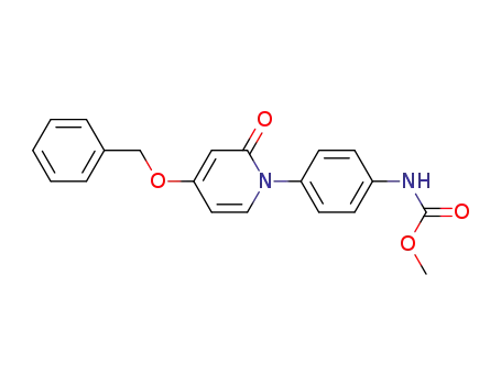 methyl N-(4-[4-(benzyloxy)-2-oxopyridin-1(2H)-yl]-phenyl)carbamate
