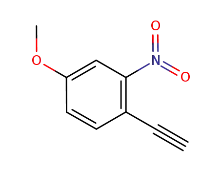 Molecular Structure of 889134-73-0 (1-ethynyl-4-methoxy-2-nitrobenzene)