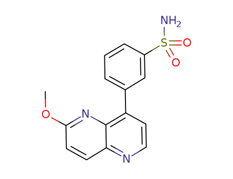 3-[6-(methyloxy)-1,5-naphthyridin-4-yl]benzenesulfonamide