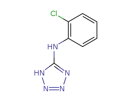 Molecular Structure of 261943-61-7 (5-(2-chlorophenyl)amino-1H-tetrazole)
