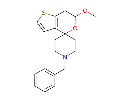 1-benzyl-6'-methoxy-6',7'-dihydrospiro[piperidine-4,4'-thieno[3,2-c]pyran]
