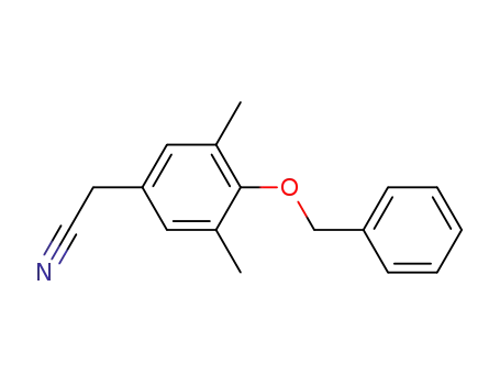 Benzeneacetonitrile, 3,5-dimethyl-4-(phenylmethoxy)-
