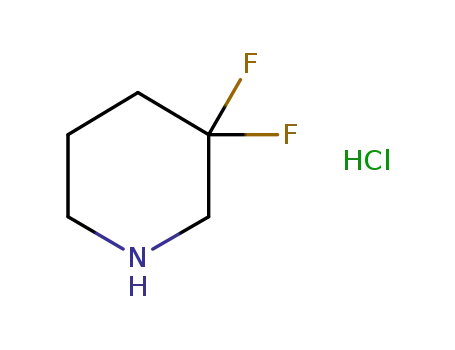 Molecular Structure of 496807-97-7 (3,3-DIFLUOROPIPERIDINE HYDROCHLORIDE)