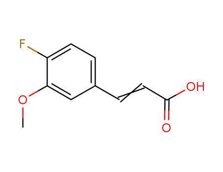 3-(4-Fluoro-3-methoxyphenyl)acrylic acid 630424-79-2