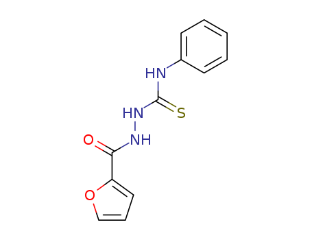 2-Furancarboxylic acid, 2-[(phenylamino)thioxomethyl]hydrazide