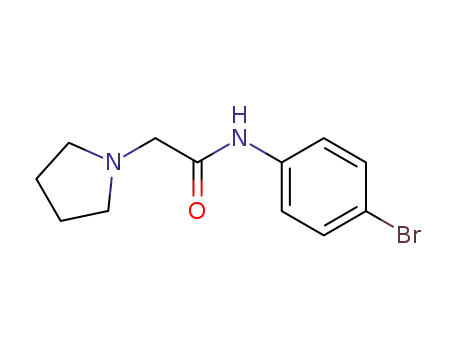N-(4-bromophenyl)-2-pyrrolidin-1-ylacetamide