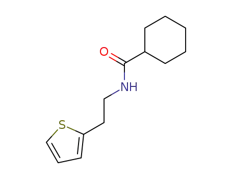 Molecular Structure of 308287-68-5 (cyclohexanecarboxylic acid (2-thiophen-2-ylethyl)amide)