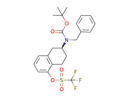 (6S)-6-[benzyl(tert-butyloxycarbonyl)amino]-5,6,7,8-tetrahydronaphthalen-1-yl trifluoromethanesulfonate