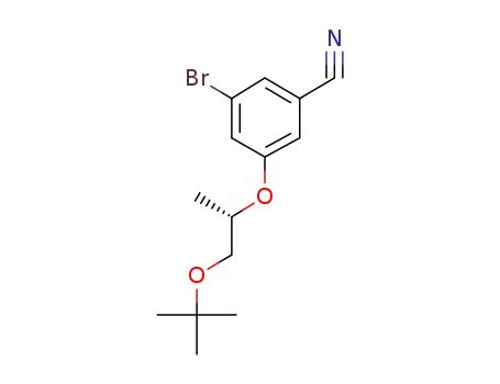 3-bromo-5-[(1S)-2-tert-butoxy-1-methylethoxy]benzonitrile
