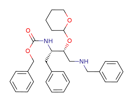 [(1S,2R)-1-benzyl-3-benzylamino-2-(tetrahydropyran-2-yloxy)propyl]carbamic acid benzyl ester