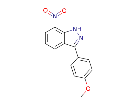 1H-Indazole, 3-(4-methoxyphenyl)-7-nitro-